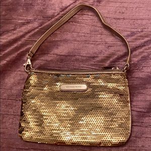 Michael Kors mini gold purse